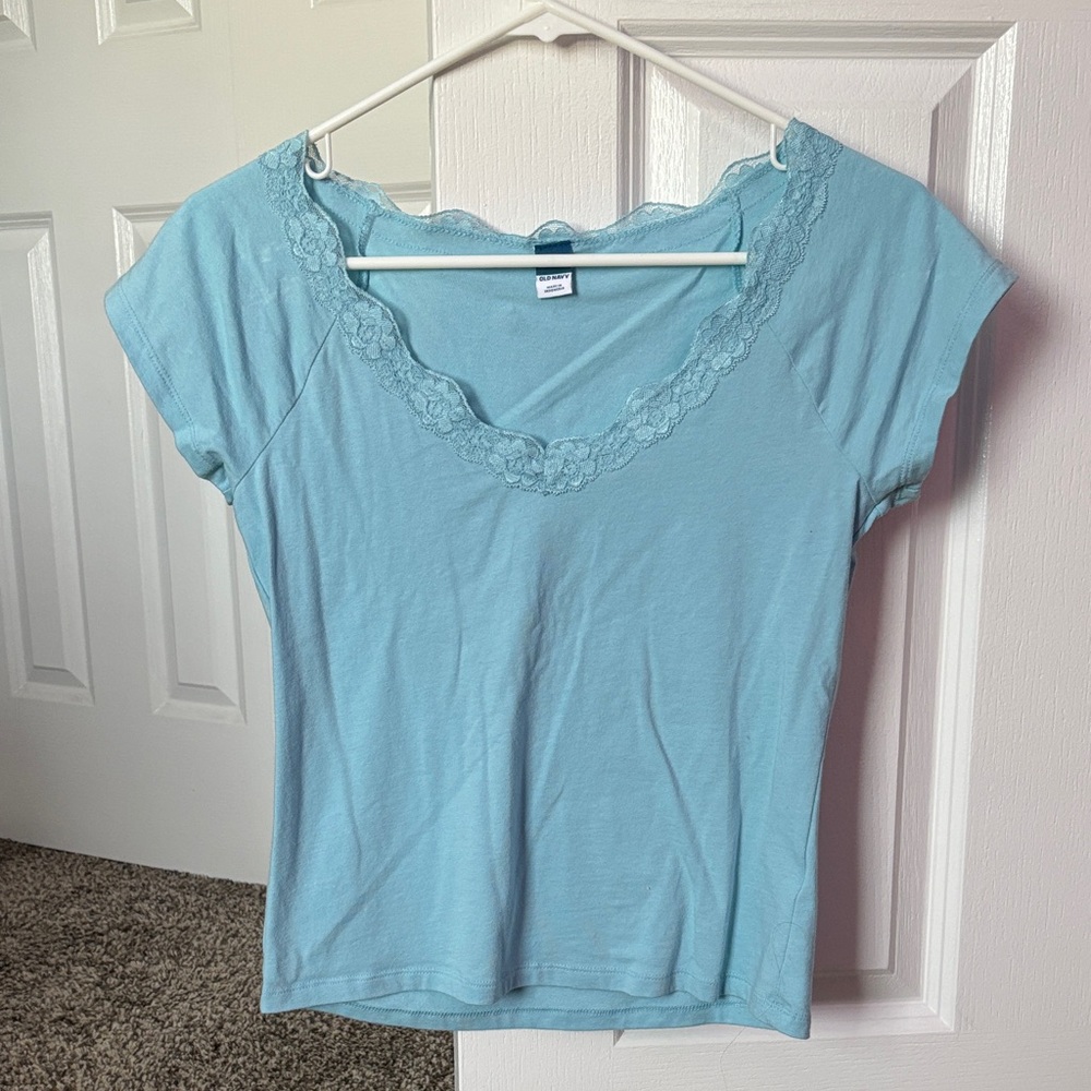 Old Navy Lace Trim Top